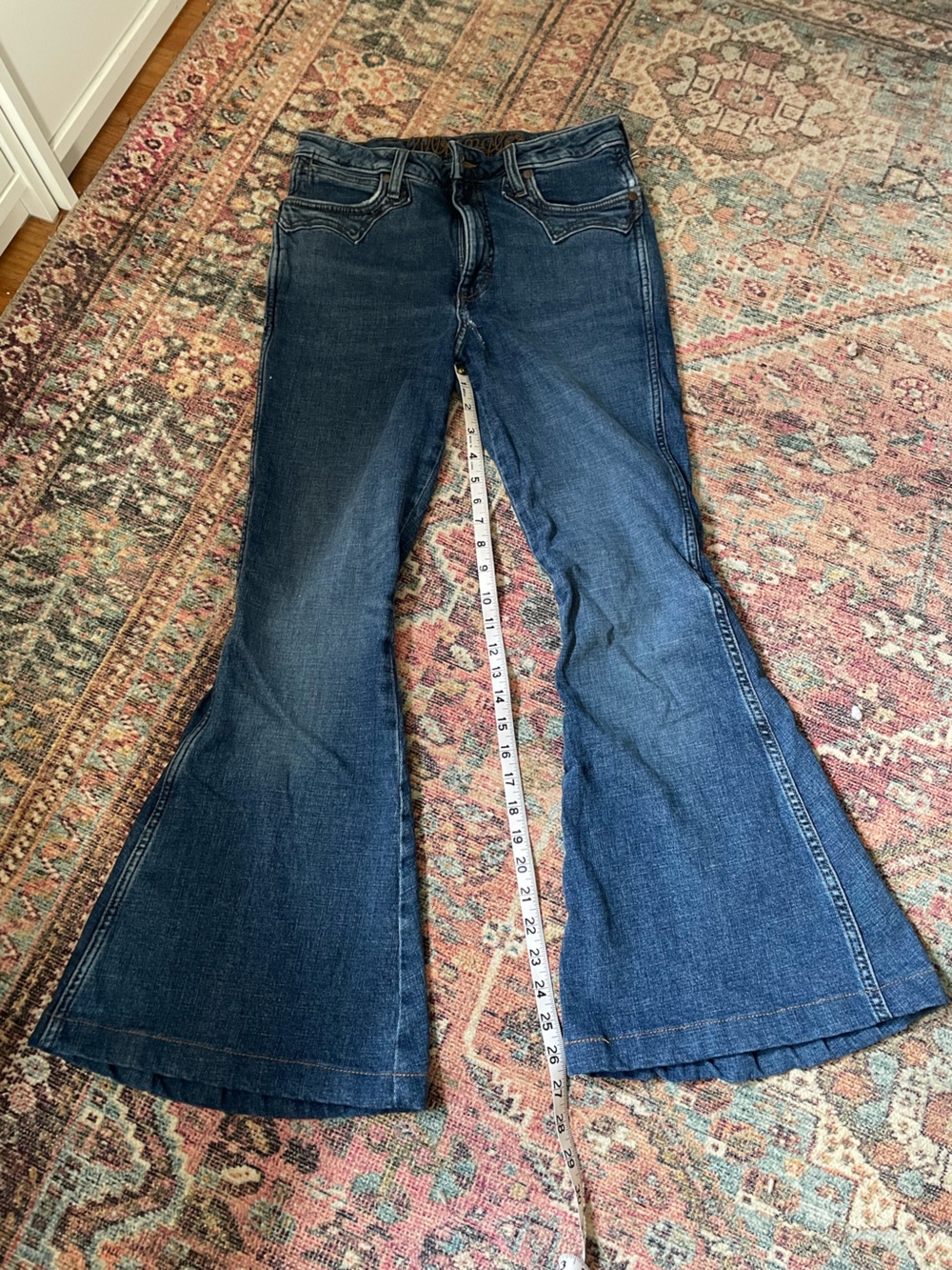 Wrangler Indigo Flare Jeans for Women - Picture 11 of 13